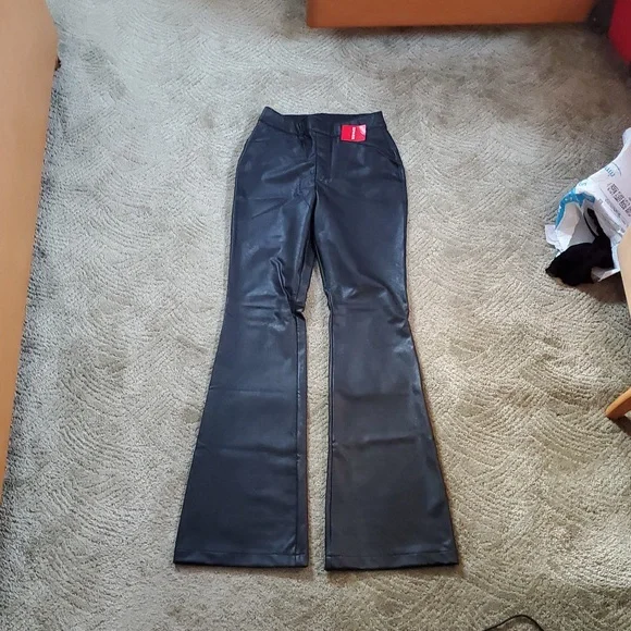 Spanx Leather-Like Flare Pants - Picture 6 of 8